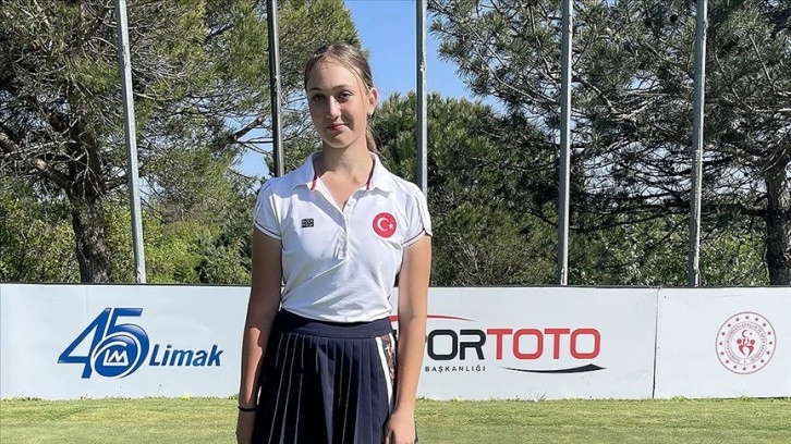 13 yaşındaki Deniz Sapmaz'ın amacı Türkiye'nin ismini golfte dünyaya duyurmak