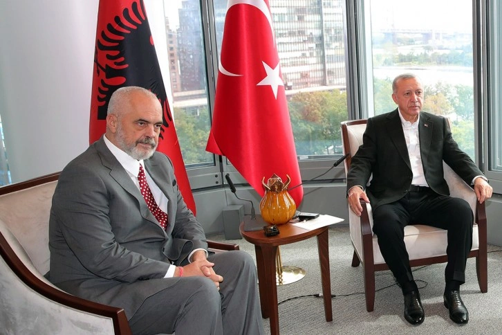 Cumhurbaşkanı Erdoğan, Arnavutluk Başbakanını Rama’yı kabul etti