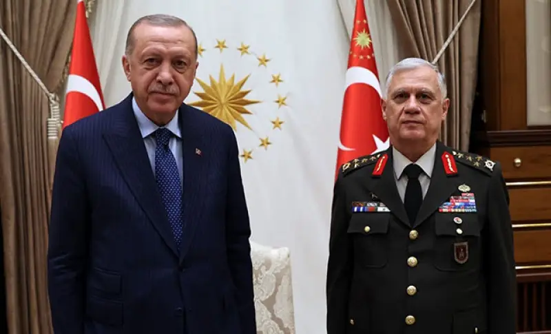 Cumhurbaşkanı Erdoğan, emekliye ayrılan Orgeneral Dündar’ı kabul etti
