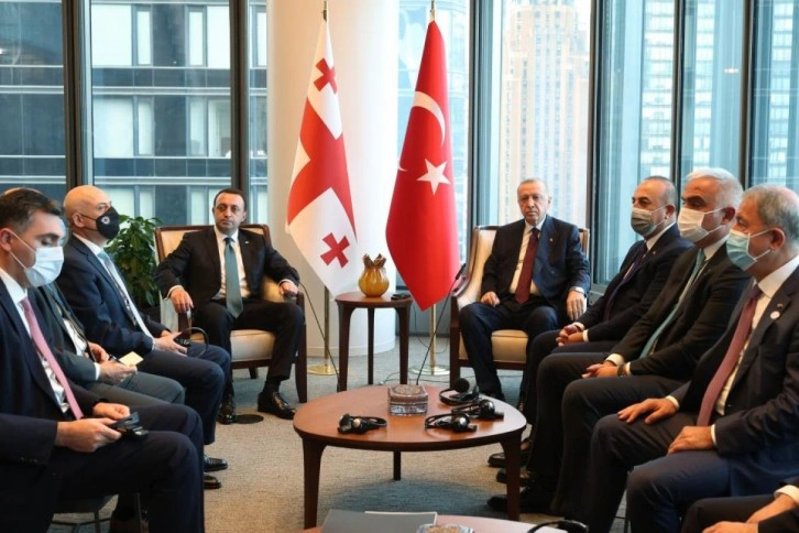 Cumhurbaşkanı Erdoğan, Gürcistan Başbakanını kabul etti