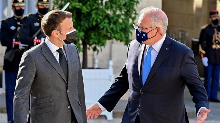 Fransız medyası Macron-Morrison gır düellosunda Fransa Cumhurbaşkanı'nı eleştirdi