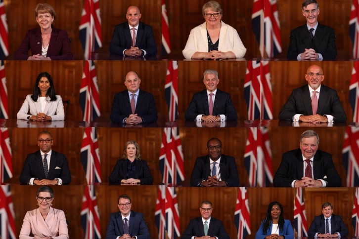 İngiltere hükümetinin yeni kabinesi belli oldu