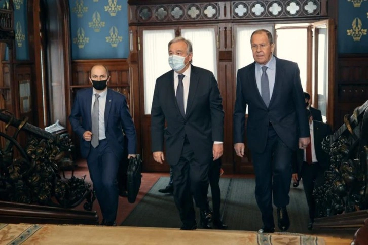 Lavrov, BM Genel Sekreteri Guterres ile görüştü