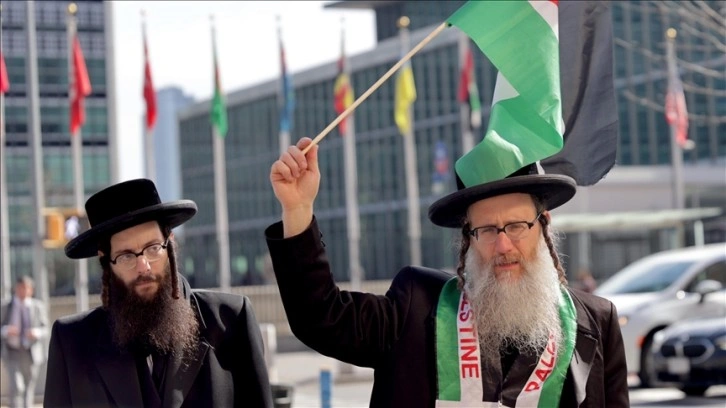 New York'taki Ortodoks Yahudilerden İsrail'in gayrikanuni yerleşme politikasına tepki