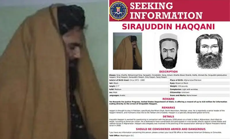 Taliban'dan FBI’ın en çok arananlar listesinde bulunan İçişleri Bakanı için yanıt