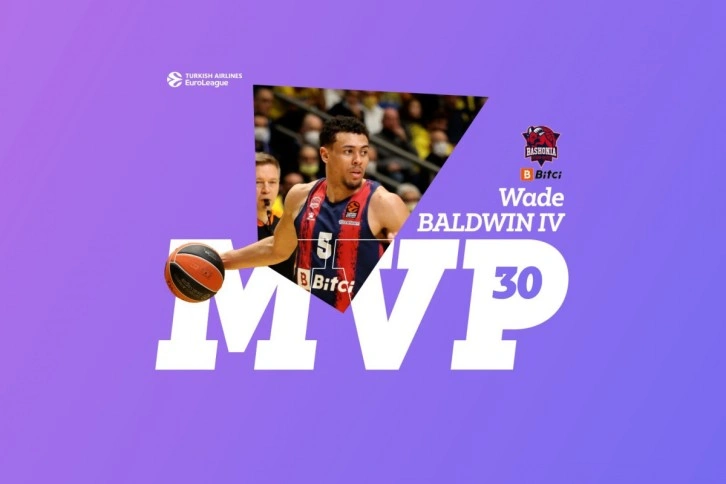 THY Euroleague'de 30. haftanın MVP'si Wade Baldwin