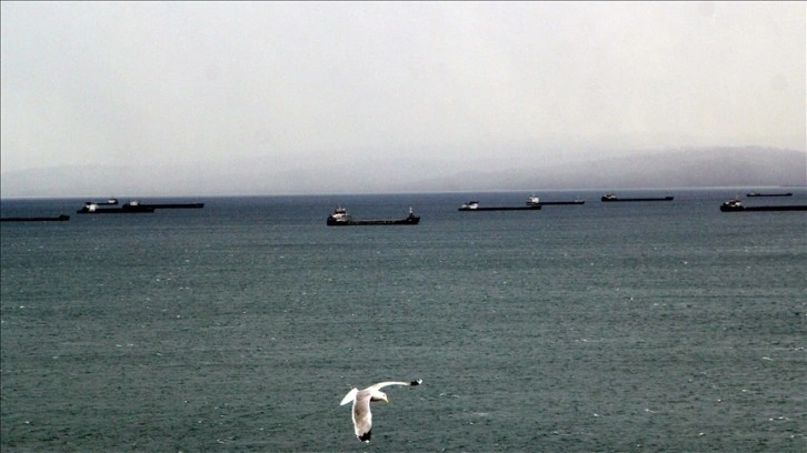 Yük gemileri demir yel zımnında Sinop natürel limanına demirledi