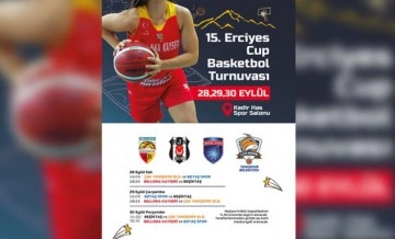 15'inci Erciyes Cup Kadınlar basketbol turnuvası, 28 Eylül'de başlayacak