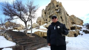 85 yaşındaki turist rehberi 27 senedir Kapadokya'yı tanıtıyor