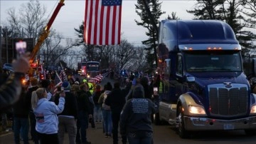 ABD'de California'dan yola çıkan telkih karşıtı kamyoncular Maryland'a ulaştı