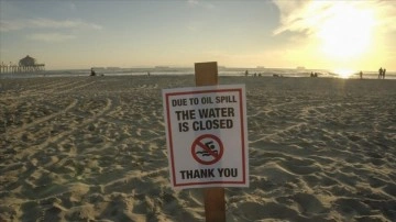 ABD'de tabii yaşamı yıldırma fail petrol sızıntısı zımnında cenup California sahilleri kapatıldı