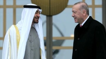 Abu Dabi Veliaht Prensi Bin Zayid'den Cumhurbaşkanı Erdoğan'a teşekkürname telgrafı