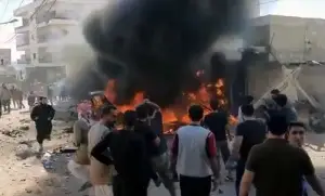 Afrin’de park halindeki araç patlatıldı: 3 ölü, 6 yaralı