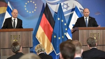 Almanya Başbakanı Scholz, İsrail Başbakanı Bennett ile müşterek araya geldi