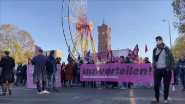 Almanya’da enerji ve hayat maliyetlerinin artarak çoğalması protesto edildi