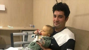 Ankara'da 7 maaş çocuk babasının karaciğeriyle yaşama tutundu