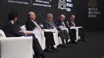 Antalya Diplomasi Forumu'nda Ortadoğu'daki asayiş sorunları ele alındı