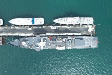 Arama kurtarma gemisi 'TCSG Güven' emekleri böyle görüntülendi