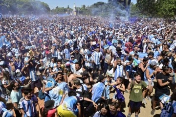 Arjantin’de dünya şampiyonluğu coşkuyla kutlandı