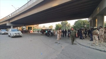 Bağdat’ta asayiş kuvvetleriyle intihap sonuçlarına itiraz edenler ortada arbede