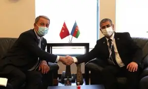 Bakan Akar, Azerbaycanlı mevkidaşı Hasanov ile görüştü