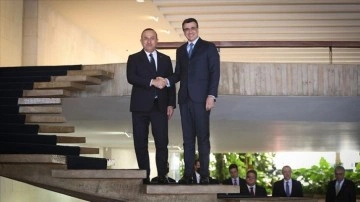 Bakan Çavuşoğlu: Brezilya ile önümüzdeki süreçte 10 bilyon dolarlık tecim kütlesi hedefledik