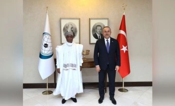 Bakan Çavuşoğlu, İİT Genel Sekreteri Taha ile görüştü