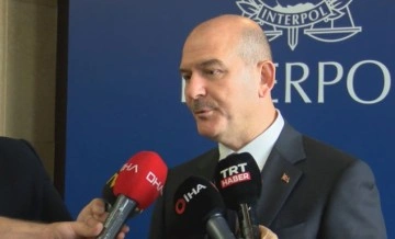 Bakan Soylu: INTERPOL bizim kırmızı bülten taleplerimiz kabul etmiyor