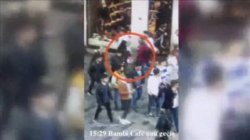 Beyoğlu'ndaki saldırıyı meydana getiren teröristin 22 Ekim'deki sezinleme görüntülerine ulaşıld