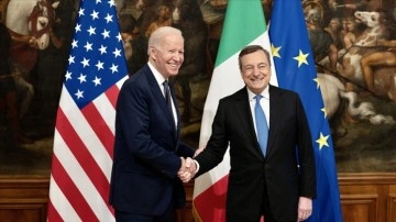 Biden, 10 Mayıs'ta İtalya Başbakanı Draghi'yi Beyaz Saray'da bildirme edecek