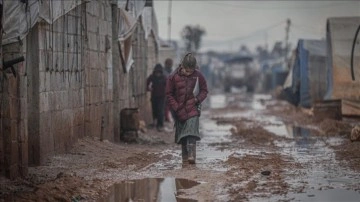 Çadırlarda canlı Suriyelilerin kışla ağır imtihanı sürüyor