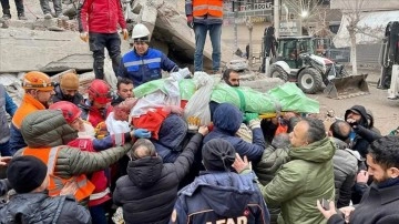 Çin'den Türkiye'ye evvel yardım kadrosu yola çıktı