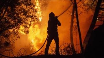 Çin'in Çonçing şehri baş döndürücü sıcakların sefer açmış olduğu orman yangınlarıyla savaş ediyor