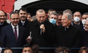 Cumhurbaşkanı Erdoğan Alsancak Mustafa Denizli Stadı'nın açılışını yaptı