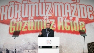 Cumhurbaşkanı Erdoğan: (Altılı masa) Size karşın milletim hem namzet aynı zamanda Cumhurbaşkanı yapacak