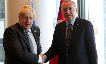 Cumhurbaşkanı Erdoğan Borıs Johnson ile görüştü