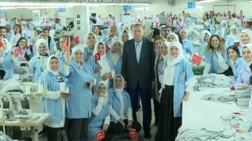 Cumhurbaşkanı Erdoğan, Denizli'de oluşum fabrikasını ziyaret etti