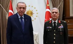 Cumhurbaşkanı Erdoğan, emekliye ayrılan Orgeneral Dündar'ı kabul etti