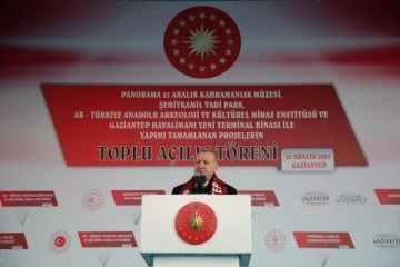 Cumhurbaşkanı Erdoğan, Gaziantep’i örnek göstererek çağrı yaptı
