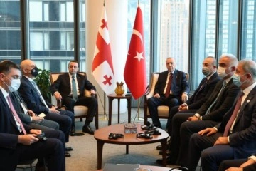 Cumhurbaşkanı Erdoğan, Gürcistan Başbakanını kabul etti