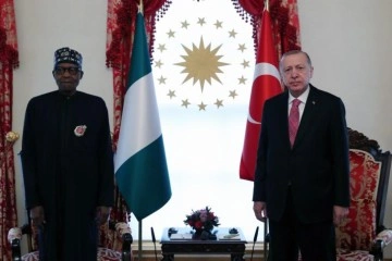 Cumhurbaşkanı Erdoğan, Nijerya Cumhurbaşkanı Buhari ile bir araya geldi