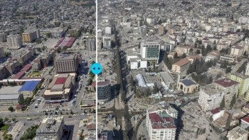 Deprem evveliyat ve sonrası fotoğraflar, yıkımın boyutunu gösteriyor