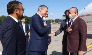  Dışişleri Bakanı Çavuşoğlu, Kiev’de