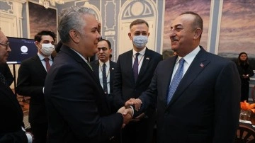 Dışişleri Bakanı Çavuşoğlu, Kolombiya Cumhurbaşkanı Duque kabilinden ikrar edildi