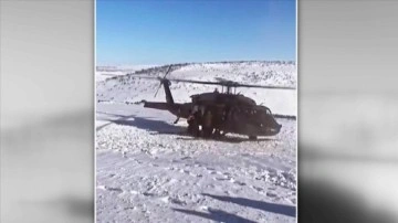 Diyarbakır'da askeri helikopter iki canlı kadın düşüncesince havalandı