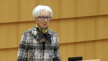 ECB Başkanı Lagarde : Faiz oranlarının doğacak sene yükseltilmesi olasılığı düşük