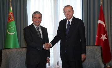 Erdoğan, Berdimuhamedov ile görüştü