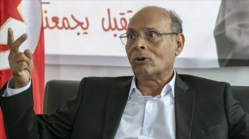 Eski Tunus Cumhurbaşkanı Merzuki Cumhurbaşkanı Said'e müteveccih protestolara dayanaklık etmek verdi