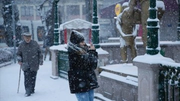 Eskişehir'de kar ve dargın iklim sansasyonel oluyor
