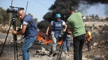 Filistinli gazeteciler İsrail'in ihlallerine üzerine arsıulusal himaye arzu etti